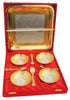 Brass 3 Pcs Decoratice Bowl Set With Velvet Box 1.36kg